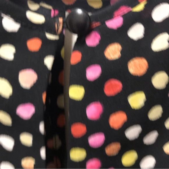 Kasper| Kasper  colorful sleeveless polka-dot blouse size L - Picture 3 of 16
